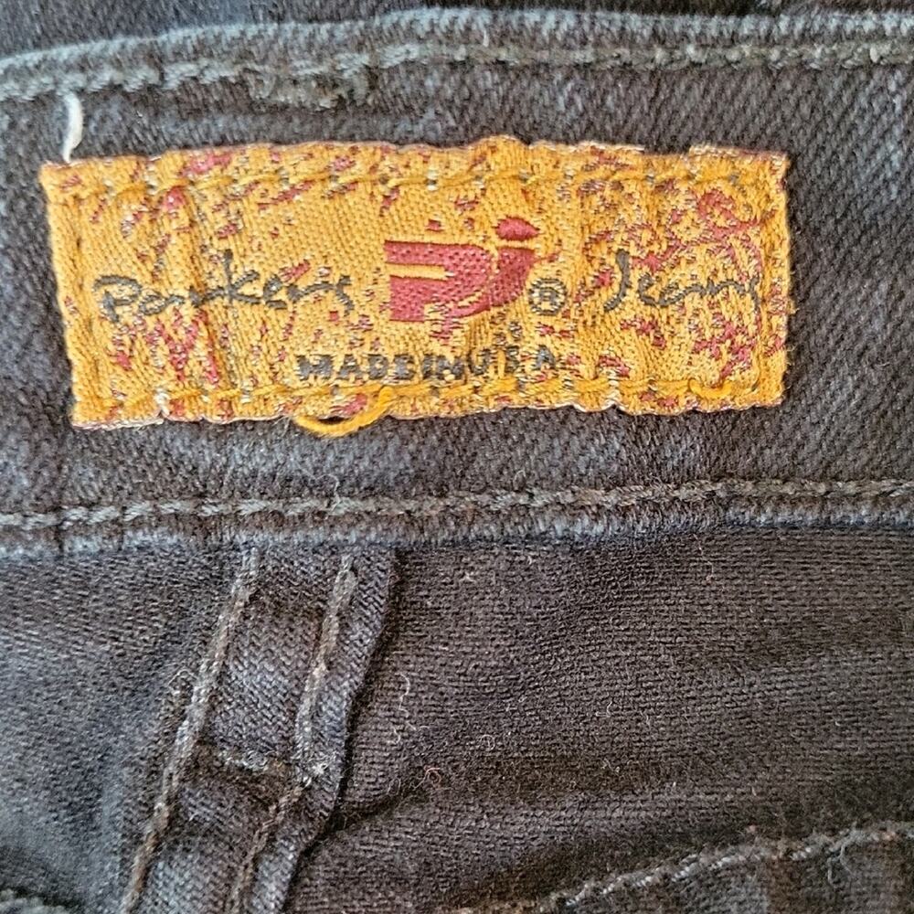 Women's Parkers Jeans Size 14 Mid Rise Dark Blue Straight Leg Jeans 30W X 32L - Picture 12 of 12
